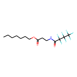«beta»-Alanine, n-heptafluorobutyryl-, heptyl ester