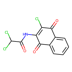 Acetamide, 2,2-dichloro-N-(3-chloro-1,4-dihydro-1,4-dioxo-2-naphthalenyl)-
