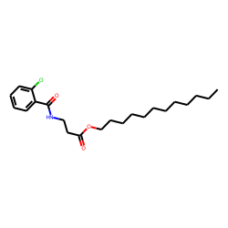 «beta»-Alanine, N-(2-chlorobenzoyl)-, dodecyl ester