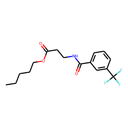 «beta»-Alanine, N-(3-trifluoromethylbenzoyl)-, pentyl ester