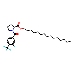 L-Proline, N-(3-fluoro-4-trifluoromethylbenzoyl)-, pentadecyl ester