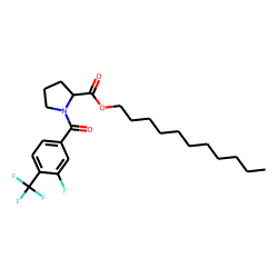 L-Proline, N-(3-fluoro-4-trifluoromethylbenzoyl)-, undecyl ester