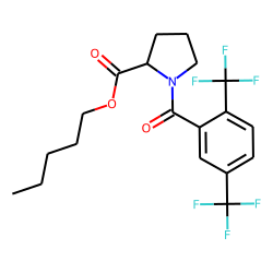 L-Proline, N-(2,5-ditrifluoromethylbenzoyl)-, pentyl ester