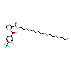 L-Proline, N-(3-fluoro-4-trifluoromethylbenzoyl)-, heptadecyl ester