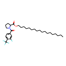 L-Proline, N-(3-fluoro-4-trifluoromethylbenzoyl)-, octadecyl ester