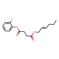 Succinic acid, 2-fluorophenyl cis-hex-2-en-1-yl ester