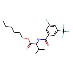 L-Valine, N-(3-fluoro-5-trifluoromethylbenzoyl)-, hexyl ester