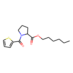 L-Proline, N-(thiophen-2-carbonyl)-, hexyl ester