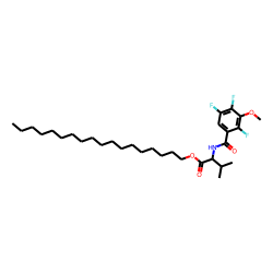L-Valine, N-(3-methoxy-2,4,5-trifluorobenzoyl)-, octadecyl ester