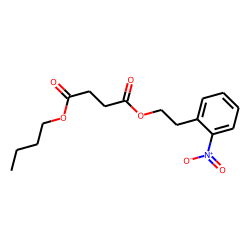 Succinic acid, butyl 2-nitrophenethyl ester