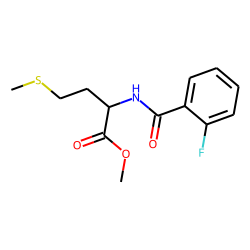 l-Methionine, N-(2-fluorobenzoyl)-, methyl ester