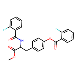 l-Tyrosine, N,O-bis(2-fluorobenzoyl)-, methyl ester