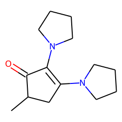 5-methyl-2,3-bis(1'-pyrrolidinyl)-2-cyclopenten-1-one