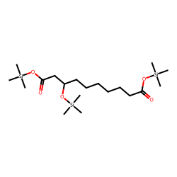 3-TRIMETHYLSILOXYSEBACIC ACID, BIS(TRIMETHYLSILYL)- ESTER