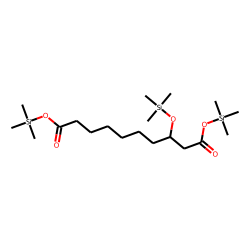 3-Trimethylsiloxysebacic acid, bis(trimethylsilyl)- ester