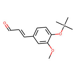 Coniferyl aldehyde, trimethylsilyl ether