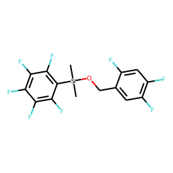 (2,4,5-Trifluorophenyl)methanol, dimethylpentafluorophenylsilyl ether