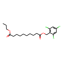 Sebacic acid, propyl 2,4,6-trichlorobenzyl ester
