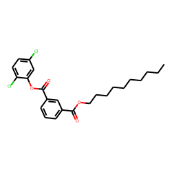 Isophthalic acid, decyl 2,5-dichlorophenyl ester