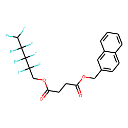 Succinic acid, 2,2,3,3,4,4,5,5-octafluoropentyl 2-naphthylmethyl ester