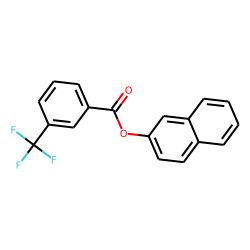 3-Trifluoromethylbenzoic acid, 2-naphthyl ester