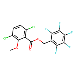 3,6-Dichloro-2-methoxybenzoic acid,pentafluorobenzyl ester