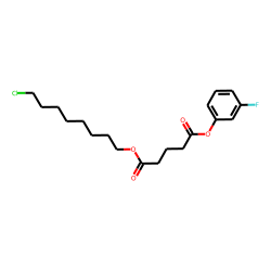 Glutaric acid, 8-chlorooctyl 3-fluorophenyl ester