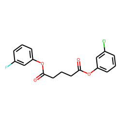 Glutaric acid, 3-chlorophenyl 3-fluorophenyl ester