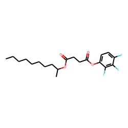 Succinic acid, dec-2-yl 2,3,4-trifluorophenyl ester