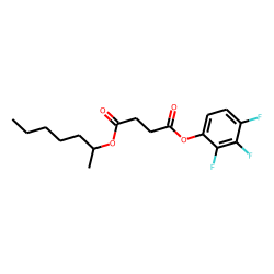 Succinic acid, hept-2-yl 2,3,4-trifluorophenyl ester