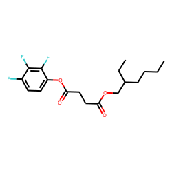 Succinic acid, 2-ethylhexyl 2,3,4-trifluorophenyl ester