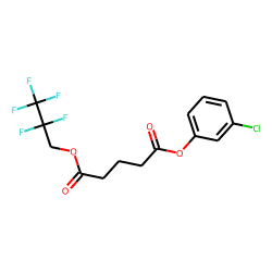 Glutaric acid, 3-chlorophenyl 2,2,3,3,3-pentafluoropropyl ester