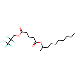 Glutaric acid, dec-2-yl 2,2,3,3,3-pentafluoropropyl ester