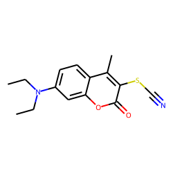 Coumarin, 3-thiocyano-4-methyl-7-(N,N-diethylamino)-