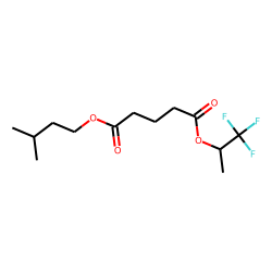 Glutaric acid, 1,1,1-trifluoroprop-2-yl 3-methylbutyl ester