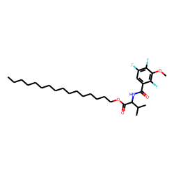 L-Valine, N-(3-methoxy-2,4,5-trifluorobenzoyl)-, hexadecyl ester