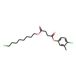 Succinic acid, 4-chloro-3-methylphenyl 8-chlorooctyl ester