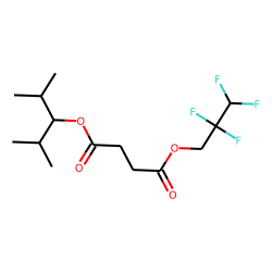 Succinic acid, 2,2,3,3-tetrafluoropropyl 2,4-dimethylpent-3-yl ester