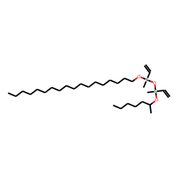 Silane, methylvinyl(hept-2-yloxy)(methylvinyloctadecyloxysilyloxy)-