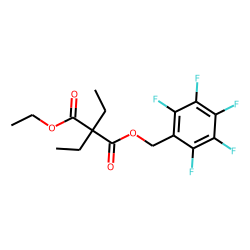 Diethylmalonic acid, ethyl pentafluorobenzyl ester