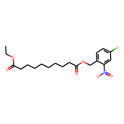 Sebacic acid, ethyl 2-nitro-4-chlorobenzyl ester