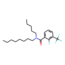 Benzamide, 2-fluoro-3-trifluoromethyl-N-pentyl-N-octyl-