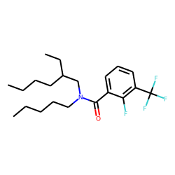 Benzamide, 2-fluoro-3-trifluoromethyl-N-pentyl-N-2-ethylhexyl-