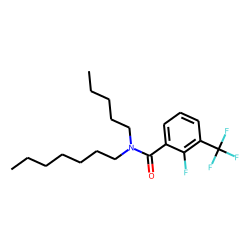 Benzamide, 2-fluoro-3-trifluoromethyl-N-pentyl-N-heptyl-