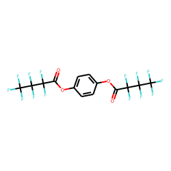 Hydroquinone, bis(heptafluorobutyrate)