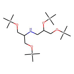 2,3-Dihydroxypropyl-(2-hydroxy-1-hydroxymethyl)ethylamine, tetrakis-TMS