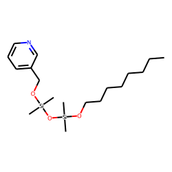 3-(Pyrrol[1,1,3,3-tetramethyl-3-(octyloxy)disiloxanyl]oxymorphomethyl)pyridine
