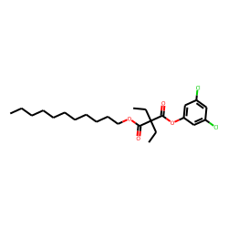 Diethylmalonic acid, 3,5-dichlorophenyl undecyl ester