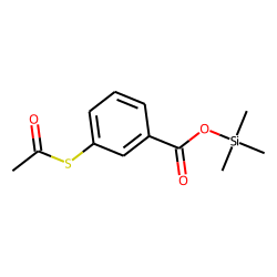 Benzoic acid, 3-acetylthio-, trimethylsilyl ester