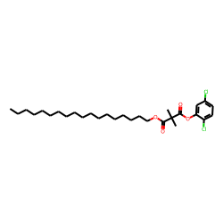 Dimethylmalonic acid, 2,5-dichlorophenyl octadecyl ester